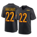 Davalo W.Commanders #22 Jacory Croskey-Merritt Player Black Home Game Stitched Jerseys