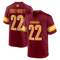 Davalo W.Commanders #22 Jacory Croskey-Merritt Player Burgundy Home Game Stitched Jerseys