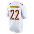 Davalo W.Commanders #22 Jacory Croskey-Merritt Player White Tundra Fashion Game Stitched Jerseys