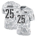 Davalo W.Commanders #25 Nick Cross Player Arctic Camo Limited Salute To Service Home Game Stitched Jerseys
