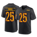 Davalo W.Commanders #25 Nick Cross Player Black Home Game Stitched Jerseys