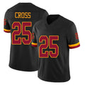Davalo W.Commanders #25 Nick Cross Player Black Limited Vapor Home Game Stitched Jerseys