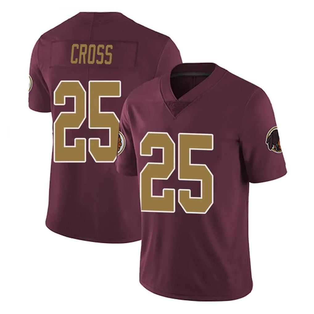 Davalo W.Commanders #25 Nick Cross Player Burgundy Alternate Vapor Untouchable Home Game Stitched Jerseys