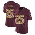 Davalo W.Commanders #25 Nick Cross Player Burgundy Alternate Vapor Untouchable Home Game Stitched Jerseys