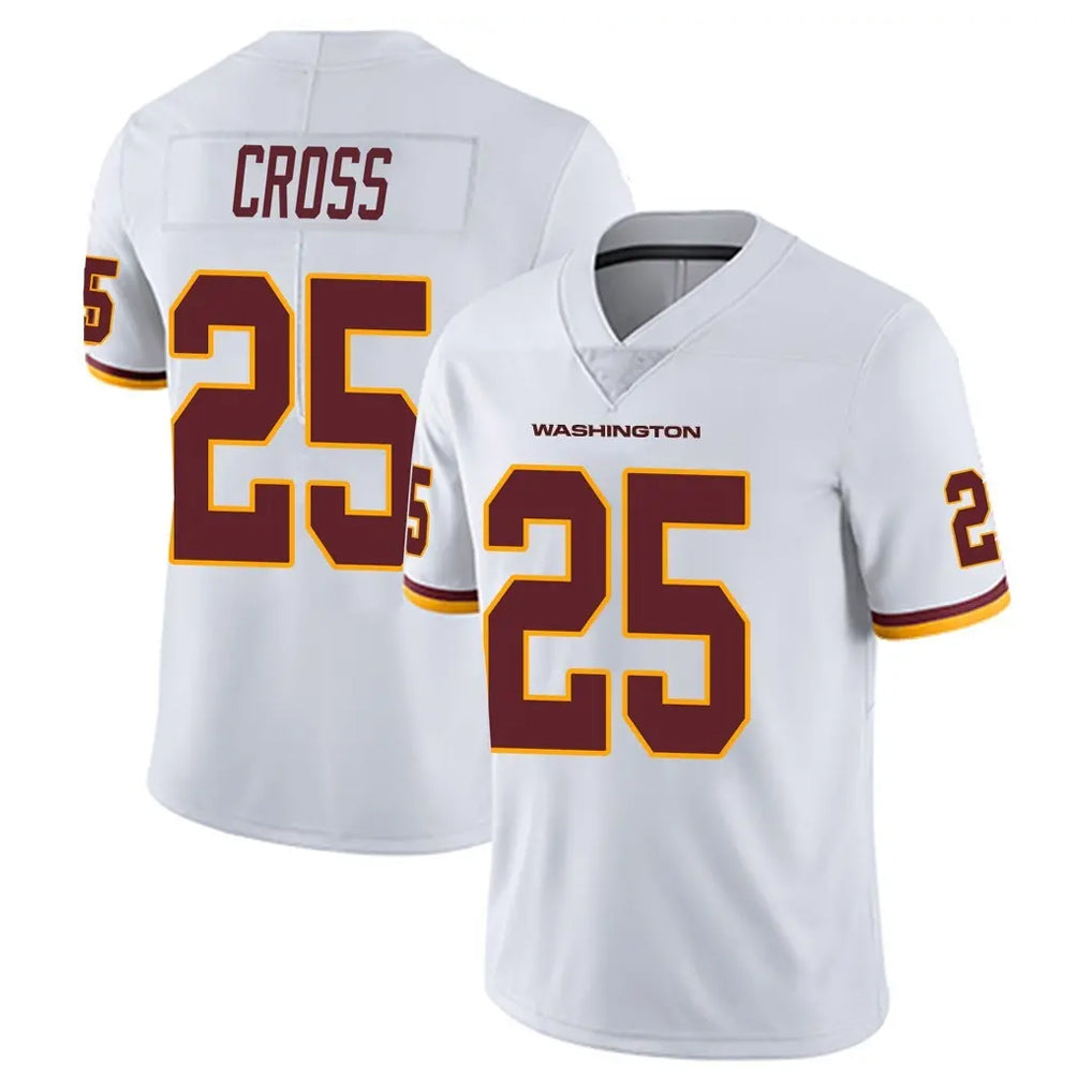 Davalo W.Commanders #25 Nick Cross Player White Limited Vapor Untouchable Home Game Stitched Jerseys