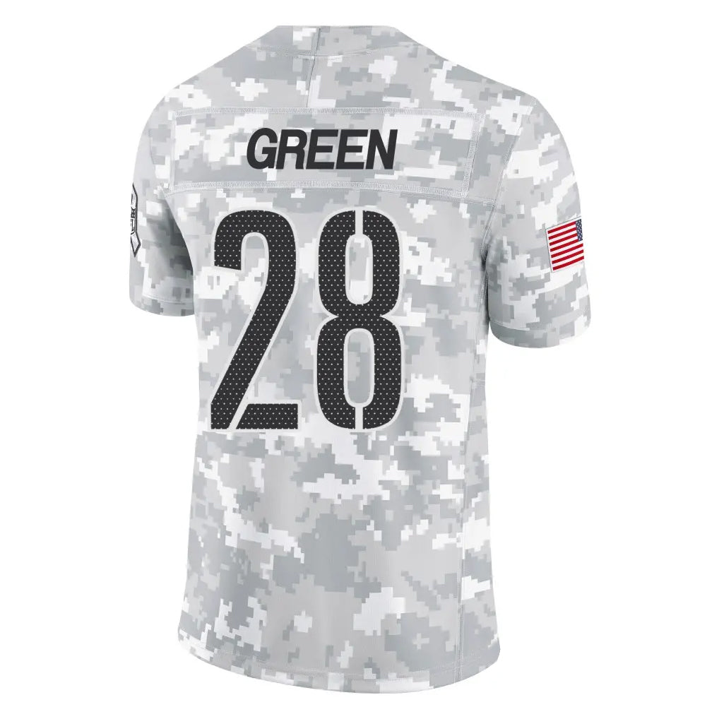 Davalo W.Commanders #28 Darrell Green Player  Arctic Camo Salute To Service Limited Stitched Jerseys