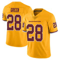 Davalo W.Commanders #28 Darrell Green Player  Gold Vapor Limited Stitched Jerseys
