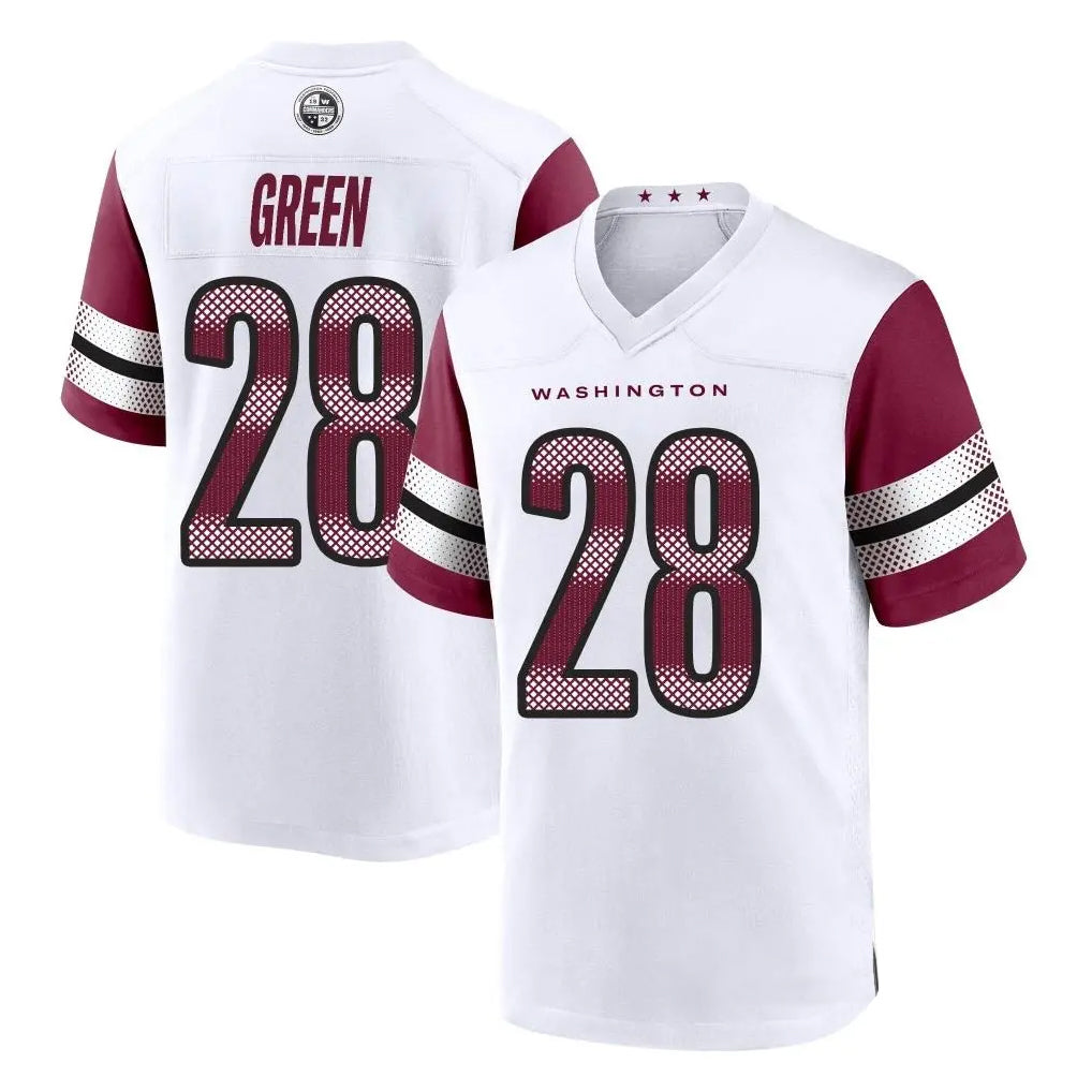 Davalo W.Commanders #28 Darrell Green Player White Home Game Stitched Jerseys