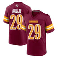 Davalo W.Commanders #29 Rasul Douglas Player Burgundy Home Game Stitched Jerseys