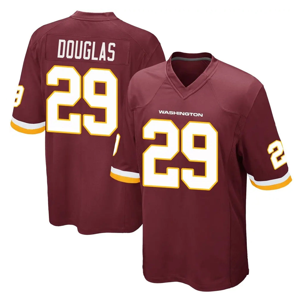 Davalo W.Commanders #29 Rasul Douglas Player Burgundy Team Color Home Game Stitched Jerseys
