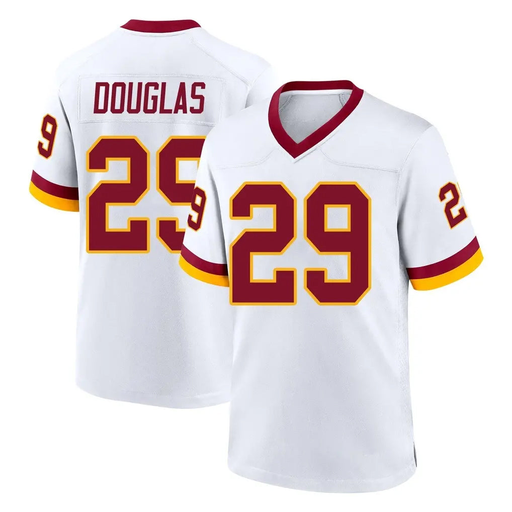 Davalo W.Commanders #29 Rasul Douglas Player White Home Game Stitched Jerseys