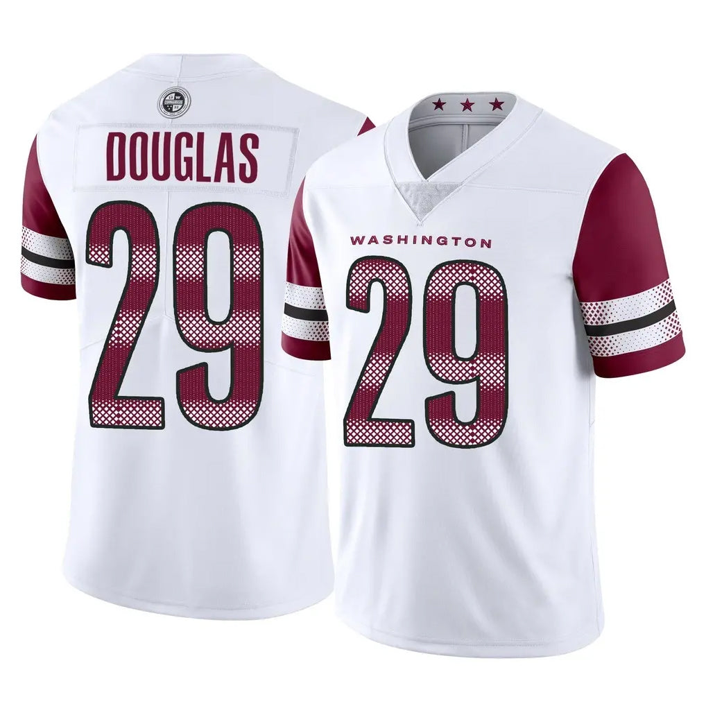 Davalo W.Commanders #29 Rasul Douglas Player White Limited Vapor Home Game Stitched Jerseys