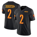 Davalo W.Commanders #2 Amik Robertson Player Black Limited Vapor F.U.S.E. Home Game Stitched Jerseys