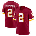 Davalo W.Commanders #2 Amik Robertson Player Burgundy Game Home Stitched Jerseys
