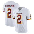 Davalo W.Commanders #2 Amik Robertson Player White Limited Vapor Untouchable Home Game Stitched Jerseys
