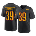Davalo W.Commanders #39 Jeremy Reaves Player Black Home Game Stitched Jerseys