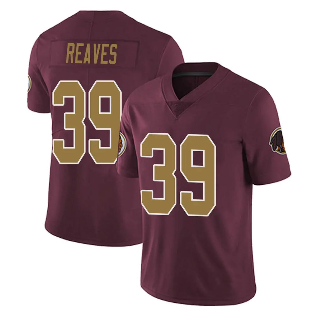 Davalo W.Commanders #39 Jeremy Reaves Player Burgundy Alternate Vapor Untouchable Home Game Stitched Jerseys