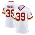 Davalo W.Commanders #39 Jeremy Reaves Player White Home Game Stitched Jerseys