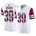 Davalo W.Commanders #39 Jeremy Reaves Player White Limited Vapor Home Game Stitched Jerseys
