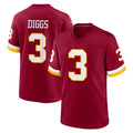 Davalo W.Commanders #3 Stefon Diggs Player Burgundy Game Home Stitched Jerseys