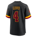 Davalo W.Commanders #4 Frankie Luvu Black Hail Raiser Alternate Game Stitched Jerseys