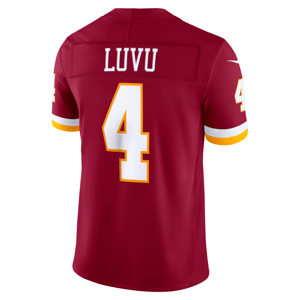 Davalo W.Commanders #4 Frankie Luvu Burgundy Team Vapor F.U.S.E. Stitched Limited Jerseys