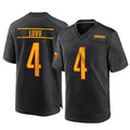Davalo W.Commanders #4 Frankie Luvu Player Black Home Game Stitched Jerseys