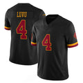 Davalo W.Commanders #4 Frankie Luvu Player Black Limited Vapor Home Game Stitched Jerseys