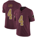 Davalo W.Commanders #4 Frankie Luvu Player Burgundy Alternate Vapor Untouchable Limited  Stitched Jerseys