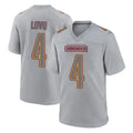 Davalo W.Commanders #4 Frankie Luvu Player Gray Atmosphere Fashion Home Game Stitched Jerseys