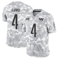 Davalo W.Commanders #4 Frankie Luvu Player Limited Arctic Camo Salute to Service Stitched Jerseys