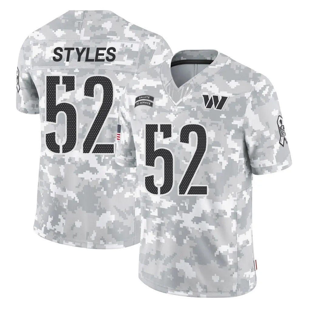 Davalo W.Commanders #52 Sonny Styles Player Arctic Camo Limited Salute To Service Home Game Stitched Jerseys
