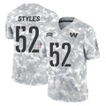 Davalo W.Commanders #52 Sonny Styles Player Arctic Camo Limited Salute To Service Home Game Stitched Jerseys
