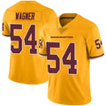 Davalo W.Commanders #54 Bobby Wagner Player Limited Gold Color Rush Stitched Jerseys