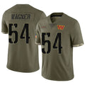Davalo W.Commanders #54 Bobby Wagner Player Olive Salute To Service Limited Stitched Jerseys