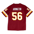 Davalo W.Commanders #56 LaVar Arrington Mitchell & Ness Burgundy 2001 Legacy Throwback Replica Jersey Stitched Puhic Game Jerseys