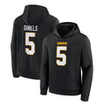 Davalo W.Commanders #5 Jayden Daniels Player Black Salute to Service Hoodies Stitched Jerseys