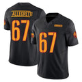 Davalo W.Commanders #67 Nick Allegretti Player Black Limited Vapor F.U.S.E. Home Game Stitched Jerseys