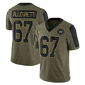 Davalo W.Commanders #67 Nick Allegretti Player Olive Salute To Service Limited Game Stitched Jerseys