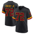 Davalo W.Commanders #72 Josh Conerly Jr. Player Black Limited Home Game Stitched Jerseys