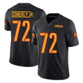 Davalo W.Commanders #72 Josh Conerly Jr. Player Black Limited Vapor F.U.S.E. Home Game Stitched Jerseys