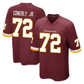 Davalo W.Commanders #72 Josh Conerly Jr. Player Burgundy Team Color Home Game Stitched Jerseys