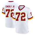 Davalo W.Commanders #72 Josh Conerly Jr. Player White Home Game Stitched Jerseys