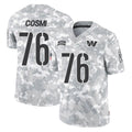 Davalo W.Commanders #76 Sam Cosmi Player Arctic Camo Limited Salute To Service Home Game Stitched Jerseys