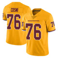 Davalo W.Commanders #76 Sam Cosmi Player Gold Limited Color Rush Home Game Stitched JerseysW.Commanders #76 Sam Cosmi Player Gold Limited Color Rush Home Game Stitched Jerseys