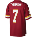 Davalo W.Commanders #7 Joe Theismann Mitchell & Ness Burgundy Legacy Replica Stitched Puhic Jersey