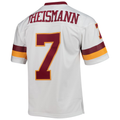 Davalo W.Commanders #7 Joe Theismann Mitchell & Ness White Legacy Replica Stitched Puhic Jersey