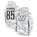 Davalo W.Commanders #85 Chig Okonkwo Player Arctic Camo Limited Salute to Service Pullover Hoodies Game Stitched Jerseys