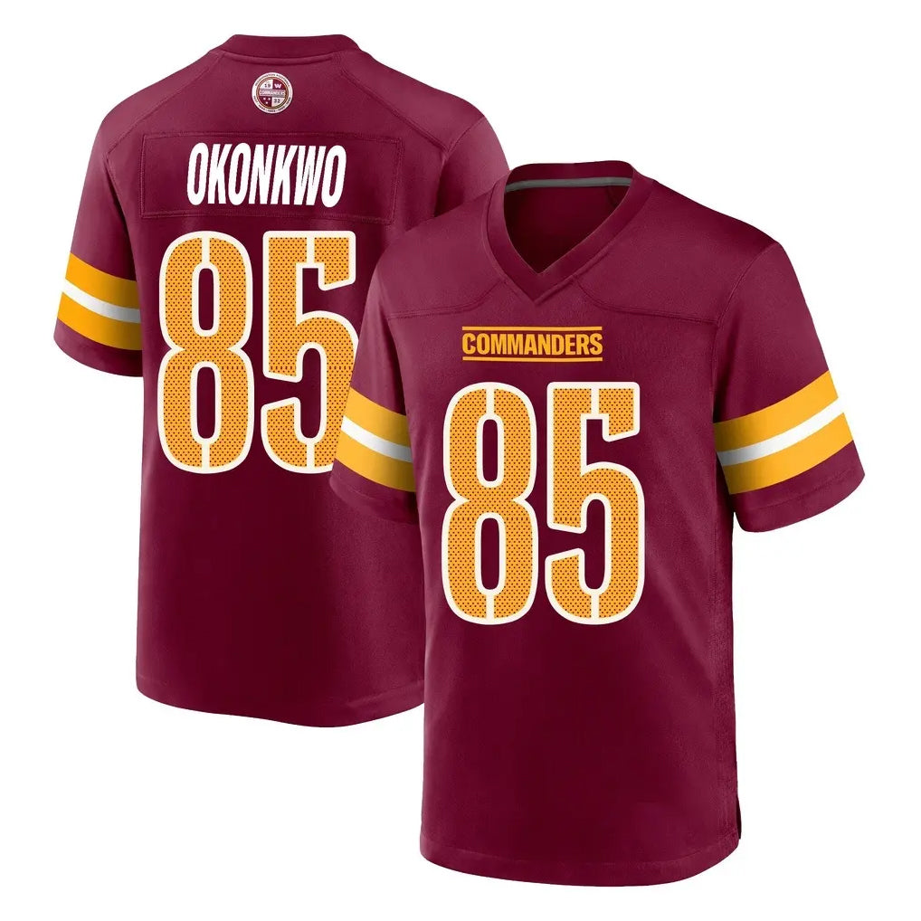Davalo W.Commanders #85 Chig Okonkwo Player Burgundy Home Game Stitched Jerseys