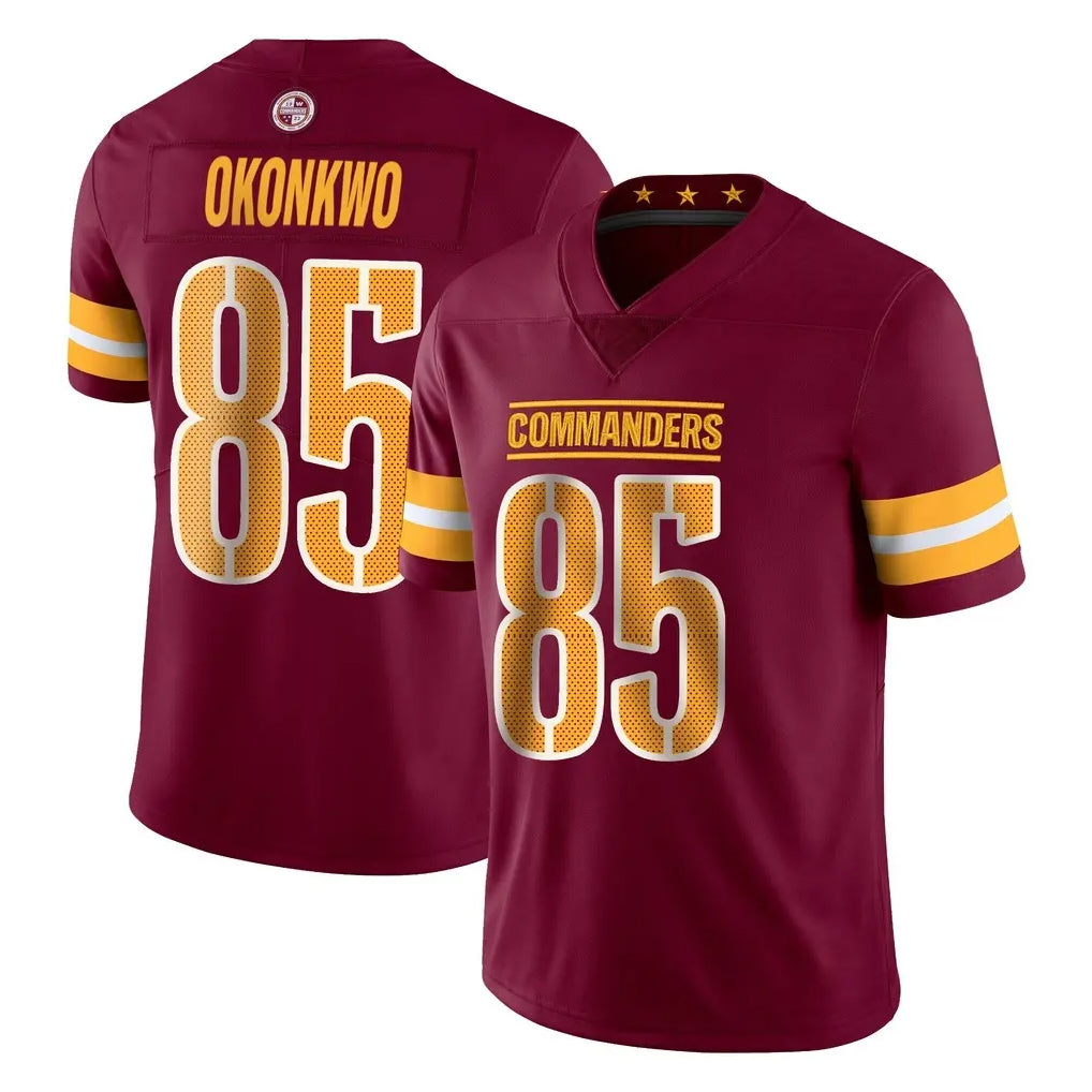 Davalo W.Commanders #85 Chig Okonkwo Player Burgundy Limited Vapor Home Game Stitched Jerseys